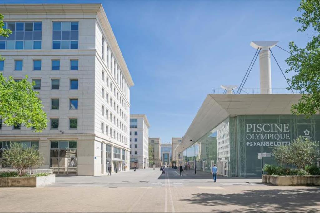 몽펠리에 L'Horizon, T3, Terrasse, Pkg, Quartier Antigone 아파트 외부 사진